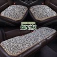 thumbnail image 3 of Cojín lumbar de seda de hielo para coche de verano, cojín lumbar de malla transpirable para masaje, cojín de espalda con cuentas de imitación de jade, asiento de cintura, 3 of 5