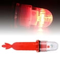 thumbnail image 2 of Lumière de Poisson LED Marine Haute Luminosité Avertissement Couleur Optionnelle (Rouge/bleu/blanc/jaune/vert) Bouée 26cm Lumière Clignotante Marque de Navigation, 2 of 7