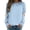 Blue, variant on Womens Sweatshirt Crew Neck Halloween Ghost Pumpkin Graphic Spooky Season Print Long Sleeve Tee Y2K Streetwear Casual Loose Pullover Tops Black S