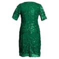 thumbnail image 5 of WILLBEST Robe Polynésienne Femme de la Mariée Grande Taille Broderie Florale Formelle Robes de Soirée Manches Courtes Robe de Soirée, 5 of 5