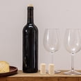 thumbnail image 3 of Tapones de corcho para vino para manualidades, 25 unidades, tapón de pared en blanco, tapón de conservación, 3 of 6