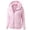 Pink, variant on Oalirro Women Hooded Sweater Coat Winter Warm Zipper Long Sleeve Coat Outwear