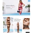 thumbnail image 4 of PRETTYGARDEN Summer Dresses for Women Sleeveless Bodycon Maxi Spring Mock Neck Tie Dye Mesh Cocktail Going Out Dress, 4 of 9