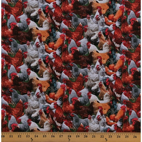 Farm Animal Print Fabric