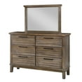 thumbnail image 5 of New Classic Cagney 5-Piece Wood Queen Bedroom Set with Nightstand in Brown, 5 of 16