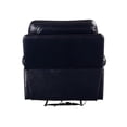 thumbnail image 3 of Aashi Fauteuil Inclinable en Cuir-Gel Bleu Marine, 3 of 5