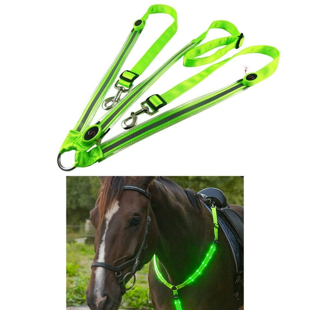 LED Horse Breastplate Collar High Visibility Tack For Horseback Riding Adjustable Gear Walmart.ca