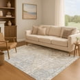 thumbnail image 7 of Addison Rugs Mayfield Premium Machine Washable Transitional Geometric Putty Rectangle Rug, 3' x 5', 7 of 7