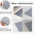 thumbnail image 5 of Mirrasia 36"x 46" Tempered Glass Floor Mat Heavy Duty Hard Office Chair Mat,Gray, 5 of 6