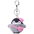 thumbnail image 1 of Llavero de peluche de animal, lindo pingüino de peluche y interesante mochila con colgante de muñeca para niños o amigos (pingüino-rosa, paquete de 2), 1 of 5