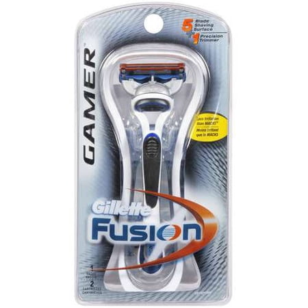 P & G Gillette Gamer Razor/Cartridges, 1 ea