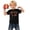 Black, variant on Toddler Boys T-Shirts Big Bro Short Sleeve Tee Round Neck Casual Summer Tops Soft Everyday Wear T-Shirts Black 12-18Months
