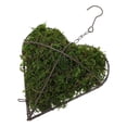 thumbnail image 6 of Plant Hanging Holder,8inch Heart Shaped Planter, Iron Heart Shape Succulent Flower Pot Holder, Wire Wreath Frame Hanger Basket for Indoor Outdoor Decor, Rustic Wall Decor, 6 of 8