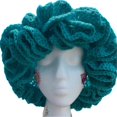 thumbnail image 1 of Dsseng Sweet Girls Crochet Ruffled Brim Bucket Hat Cute Ladies Fisherman Hat Exaggerated Style Teens Winter Windproof Hat, 1 of 21