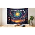 thumbnail image 4 of XaaKee Room Tapestry, Celestial Forest View Wall Tapestry, High-Quality Polyester Tapestry Wall Hanging For Living Spaces, 60x40Inch, 4 of 9