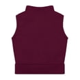 thumbnail image 5 of Creative Knitwear Kids Unisex Full Zip Polar Fleece Vest, Maroon, Sizes 12M - Size 6, 5 of 7