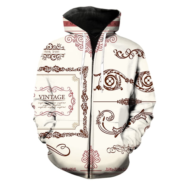 Sudadera con capucha y cremallera para hombre, estilo europeo y americano, estilo Harajuku de primavera, manga larga, con estampado 3D, unisex, para adolescentes.