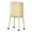 Cream white, variant on AOOOWER Space Efficient Wheeled Trash Can With Flexible Wheels and Smooth Lid Modern Design For Office