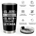 thumbnail image 3 of Regalos Para Papa, Regalos Para Papá En Español, Regalo Para El Dia Del Padre, Mexican Dad Stainless Steel Insulated Tumbler with Lid and Straw 20Oz, 3 of 5