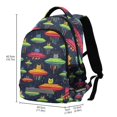 thumbnail image 2 of FORMRS Kids School Backpack Elementary Student Unisex Travel Bookbag with Reflective Stripes, Colorful Space Cat, 2 of 7