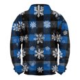 thumbnail image 4 of QHRMKOG 2026 New Christmas Sweatshirts for Men Loose Fit Christmas Tree Graphic Stand Up Collar Sweaters Warm Long Sleeve Quarter Zip Sweatshirt Fall Fashion Pullover with Pockets Blue XL, 4 of 4