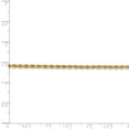 thumbnail image 5 of 14k Yellow Gold 2.25mm Solid Diamond Cut Rope Chain w/ Lobster Clasp 16", 5 of 5