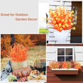 thumbnail image 5 of Artificial Fall Flowers, 16pcs UV Resistant Fall Fake Flowers, Faux Plastic Fall Flowers for Decoration Home Kitchen Garden Wedding Party Decor, 5 of 5
