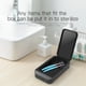 thumbnail image 4 of Luz UV Teléfono Joyería Reloj Cepillo de dientes Limpiador Estuche USB Dispositivo de limpieza UV recargable Jumpingount EL4014-00B, 4 of 7