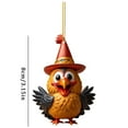 Lynbm Hangs Home Turkey Pendant Christmas Tree Pendant Car