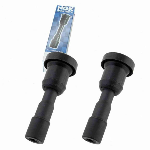 2 pc NGK 58940 Ignition Coil Boots for 184071 35-7054 36-2011 5422K 55218K 584010 671-4280 702434 727434 SPB137 SPP73 SPP73E Direct Spark Plug Wire