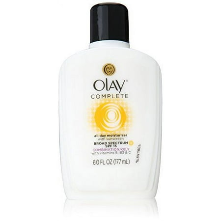 5 Pack - OLAY Complete All Day UV Moisturizer SPF 15 Combination/Oily 6oz Each