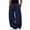 Navy, variant on Naotn Mens Wide Leg Baggy Sweatpants Elastic Waist Drawstring Casual Full Length Trousers Running Gym Joggers with Pocket