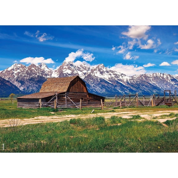Grand Teton National Park 1000 Piece Jigsaw Puzzle for Adults, Thick Sturdy Cardboard Precise Interlocking Family Game Puzzle