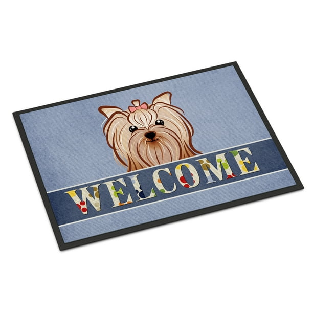 Yorkie Yorkshire Terrier Door Mat