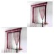 thumbnail image 2 of Yuarrent Dulce corazón borla cadena puerta cortina ventana habitación cortina divisor varilla bolsillo viento rojo 100cmX200cm 2piezas Yuarrent CBP009902, 2 of 4