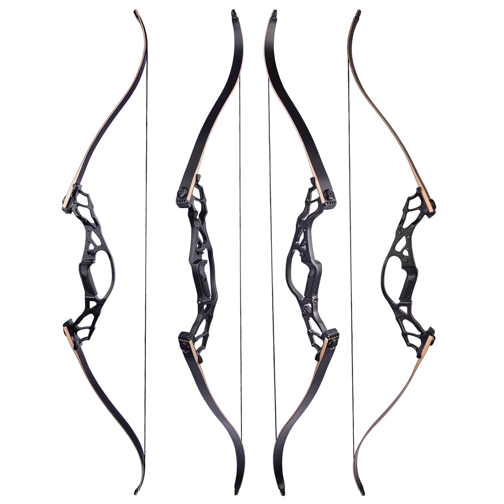 AME  62" Take down Hunting Recurve Bow Metal Riser 30 35 40 45 50 55 60  Lbs Right Handed（30lbs）