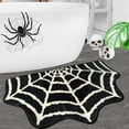 thumbnail image 1 of GBAYXJ latrine mat Halloween Mat – Decorative Table Runner Themed Decor For Halloween Dinner Table Cover Creepy Home Decor 31.5" Round Black Rug, 1 of 7