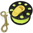 thumbnail image 2 of Scuba Diving Finger Reel Spool w/ Plastic Handle 167ft DIve Reel- Yellow Line, 2 of 2