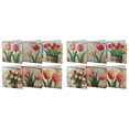 thumbnail image 1 of 6 Uds Retro Tulipán DIY Tarjeta Felicitación 5D Taladro Pintura Kit, 1 of 6