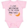 thumbnail image 3 of Inktastic I Love My Uncle to the Moon and Back Boys or Girls Baby Bodysuit, 3 of 5