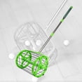 thumbnail image 4 of Almacenamiento de Pelota de Pelota de Telescópica, Recogida Automática de Pelota de Retriever Collector de Bolas Puede Contener 120 Pelota Verde SM SunniMix Pastilla de pelotas de tenis, 4 of 8