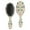 Beige Christmas Holly, variant on Beige Christmas Gingerbread Pattern Hair Brush,Girls Detangling Hair Brush,Glide Through Tangles with Ease for Wet & Dry Hair,8.8"X2.8"
