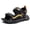 z1 Gold, variant on Gyujnb Boys Open Toe Sport Sandals Adjustable Strap Breathable Casual Outdoor Beach Shoes Flat Heel (Boys),8-9 Years