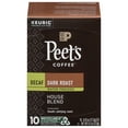 thumbnail image 3 of Peet's Coffee Decaf House Blend K Cup Coffee Pods for Keurig Brewers, Dark Roast, 10 Pods, 3.1 Lb, 3 of 3