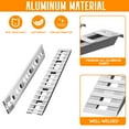 thumbnail image 5 of LUXOAK 94" x 15" Aluminum Trailer Ramps, 10000 LBS Total Capacity Loading Ramps with U-Shaped Buckle and Hook Ends, 1 Pair for ATV, UTV, Tractors, Motorcycles, Trucks, 5 of 9