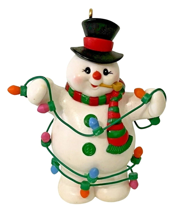 Roman Mus 15,2 cm Snowman in Santa Dome 100 mm W/U