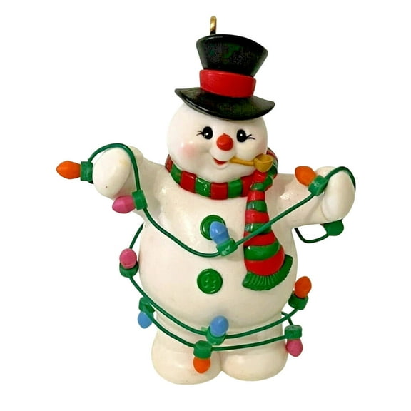 1993 Tangled Up For Christmas (Frosty the Snowman) Enesco Christmas Tree Ornament 593974