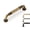 Antique Brass, variant on 5 Pack Cabinet Handles Retro Antique Brass 3.75 Inch Arch Matte Black Drawer Flower Pulls for Kitchen Bathroom Bedroom Cupboard Door Drawer Dresser Wood Furniture Champagne Gold Hardware