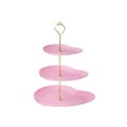 thumbnail image 2 of PONPRNGY 3-Tier Heart-Shaped Dessert Cupcake Stands, Plastic Tiered Cake Stand Display Tower, 2 of 6