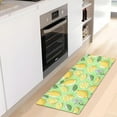 thumbnail image 6 of Lemons Leaves 39" x20" Soft and Absorbency Bathroom Rugs, Fast Drying Machine Washable Bath Mat for Bathroom Kitchen Bathtub Home Decorations, 6 of 7